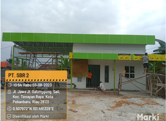 Bangunan klien yang telah mendapat SLF